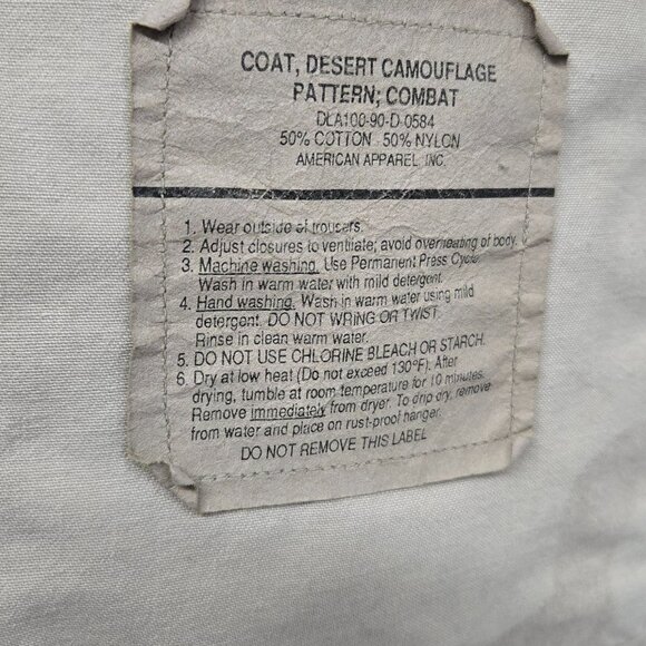 U.S. Military DCU 3 Color Tri-Desert Camo Top - Picture 4 of 9